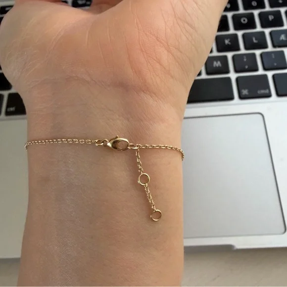 BLACK DIAMOND BRACELET IN GOLD